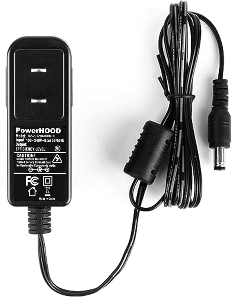 PowerHOOD محول AC/DC بجهد 9.5 فولت متوافق مع كاسيو كاسيون SA-51 SA-50 SA-80 SA-81 SA50 SA51 SA80 SA81 لوحة مفاتيح محمولة 32 مفتاح 44 مفتاح 9VDC - 9.5VDC كابل شحن مزود الطاقة PSU - Image 1